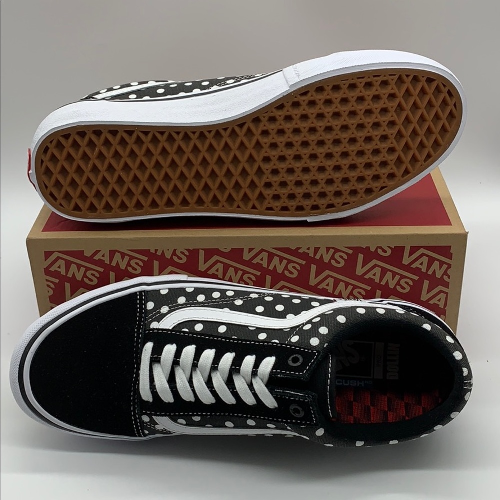 VANS OLD SKOOL PRO BAKER DOLLIN/Polka dots men’s - Picture 7 of 16